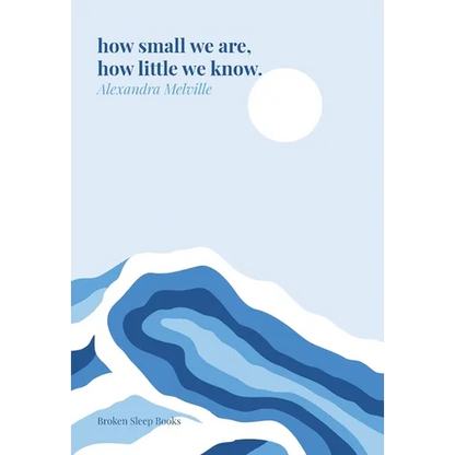 how small we are, how little we know. - Paperback