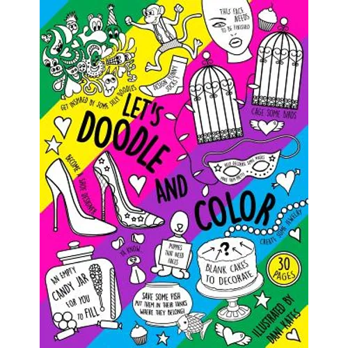 Let's Doodle & Color: A doodling, coloring and activity book - Paperback