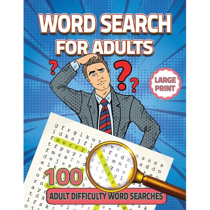 Word Search for Adults Large Print - Paperback