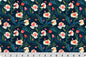 Vibrant Whispering Blooms Nightshade Quilting Cuddle Fabric Per Yard