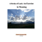 A Stroke of Luck: An Exercise in Meaning - Paperback