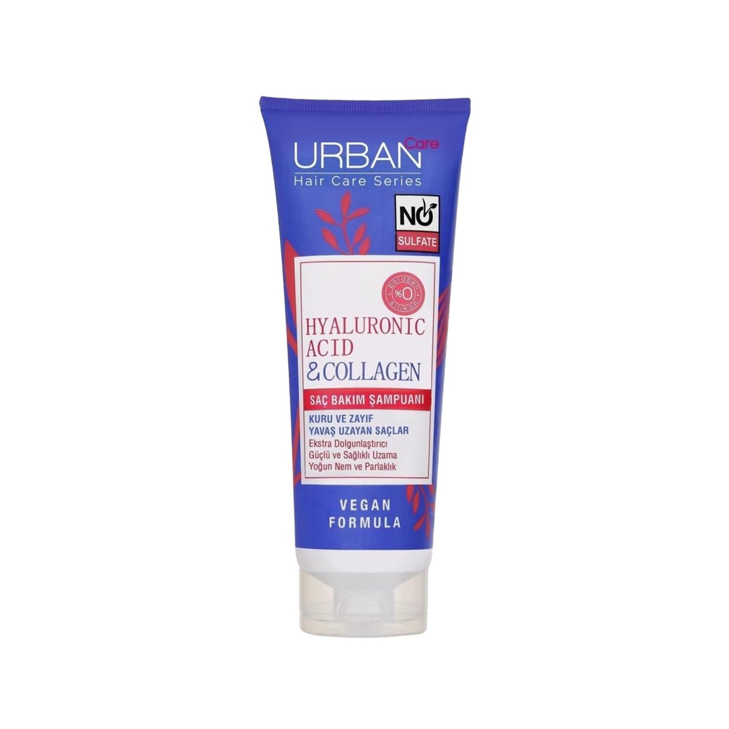 URBAN Care Sulfate-Free Shampoo with Hyaluronic Acid & Collagen for Dry & Damaged Hair - 8.45 fl oz