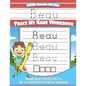 Beau Letter Tracing for Kids Trace my Name Workbook: Tracing Books for Kids ages 3 - 5 Pre-K & Kindergarten Practice Workbook - Paperback