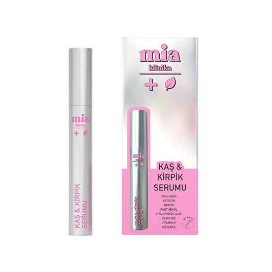 Mia Klinika Eyebrow and Eyelash Serum - Strengthens, Nourishes, and Enhances Appearance - 6ml