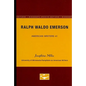Ralph Waldo Emerson - American Writers 41: University of Minnesota Pamphlets on American Writers - Paperback