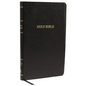 KJV, Thinline Reference Bible, Bonded Leather, Black, Red Letter Edition - Bonded Leather
