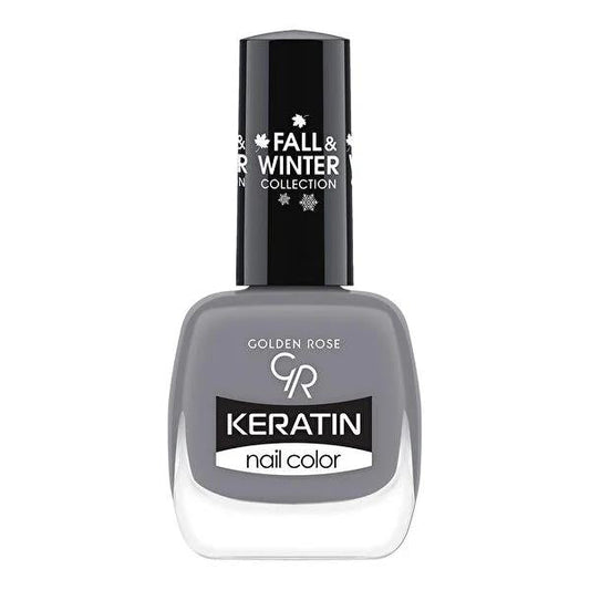 Golden Rose Keratin Nail Polish - Long Lasting Vibrant Colors for Fall & Winter