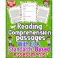 Reading passages Comprehension With ELA Assessments GRADE 6th: Elevate reading comprehension in Grade 6 with effective ELA assessments. Unlock academi - Paperback