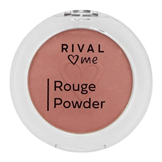 Rival Loves Me Vegan Blush No:02 Light Apricot - Dermatologically Tested, Compact Makeup for Sensitive Skin