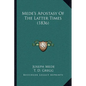Mede's Apostasy Of The Latter Times (1836) - Paperback