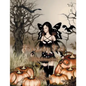 Fantasy Fae Adult Coloring Book - Paperback