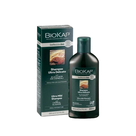 Biokap Gentle Bio Shampoo for Sensitive Scalps - Organic, Soft & Nourishing Hair Care