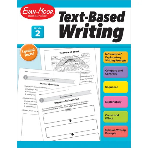 Text-Based Writing, Grade 2 Teacher Resource - Paperback