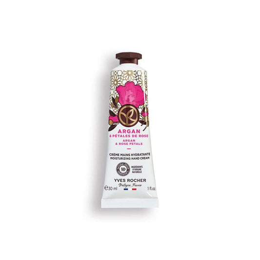 The Oriental Garden Hand Cream - Argan Oil & Rose - 1.01 fl oz - Natural Moisturizer for Dry Hands