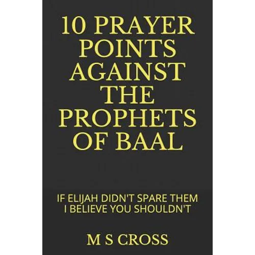 10 Prayer Points Against the Prophets of Baal: If Elijah Didn't Spare Them I Believe You Shouldn't - Paperback
