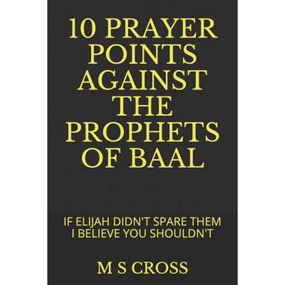 10 Prayer Points Against the Prophets of Baal: If Elijah Didn't Spare Them I Believe You Shouldn't - Paperback