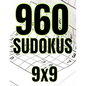 960 Sudokus 9x9: La solución al aburrimiento - Regalo perfecto para los enamorados del juego de SUDOKU. - Paperback