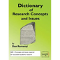 A Dictionary of Research Terms and Issues - Paperback