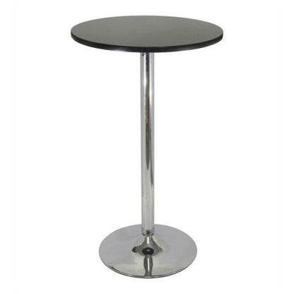3 Piece Modern Dining Set with Bistro Table and Two Stools