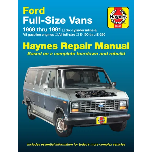 Ford E-100 Thru E-350 Full-Size Vans 1969-91 - Paperback