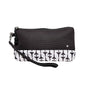 Black Tees Wristlet with Removeable Strap