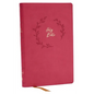 NKJV Holy Bible, Value Ultra Thinline, Pink Leathersoft, Red Letter, Comfort Print - Imitation Leather