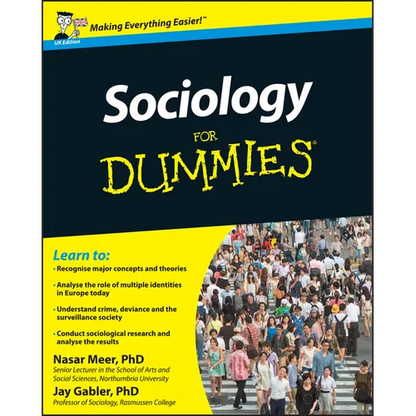 Sociology for Dummies, UK Edition - Paperback