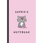 Sophia's Notebook: Personalised Cat Themed Notepad - Paperback