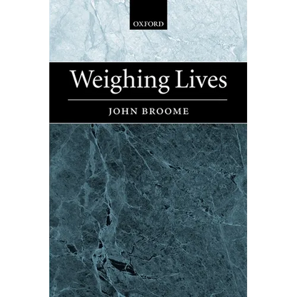 Weighing Lives - Paperback