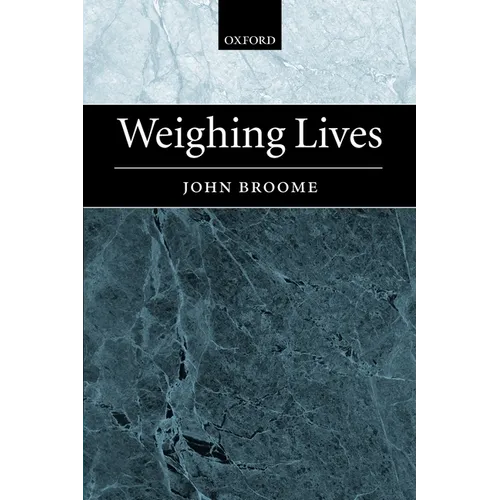 Weighing Lives - Paperback