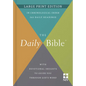 The Daily Bible (Niv, Large Print) - Hardcover