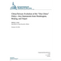 China/Taiwan: Evolution of the "One China" Policy-Key Statements from Washington, Beijing, and Taipei - Paperback