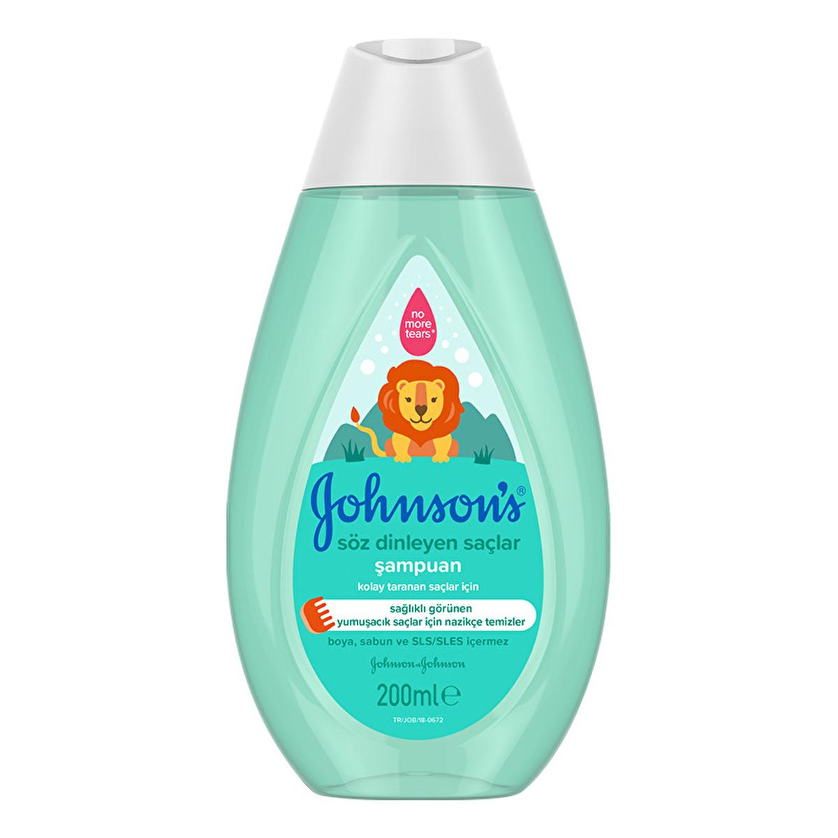 Johnson's Baby Tear-Free Shampoo: Gentle, Hypoallergenic Cleansing & Detangling for Happy, Tangle-Free Hair - Pediatrician Tested, 200ml