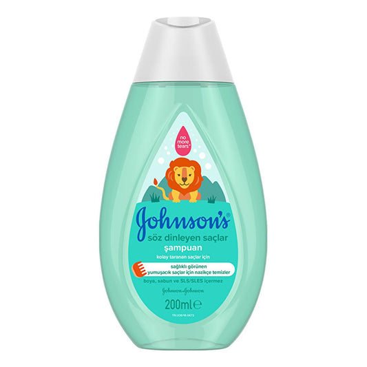 Johnson's Baby Tear-Free Shampoo: Gentle, Hypoallergenic Cleansing & Detangling for Happy, Tangle-Free Hair - Pediatrician Tested, 200ml