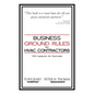 Business Ground Rules for HVAC Contractors: 100 Lessons for Success - Paperback