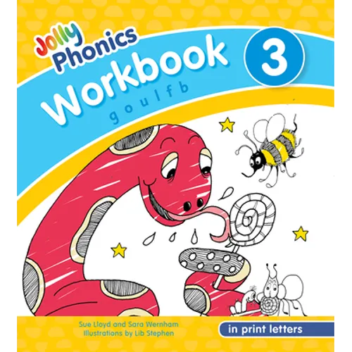 Jolly Phonics Workbook 3: In Print Letters (American English Edition) - Paperback