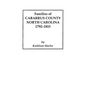 Families of Cabarrus County, North Carolina, 1792-1815 - Paperback