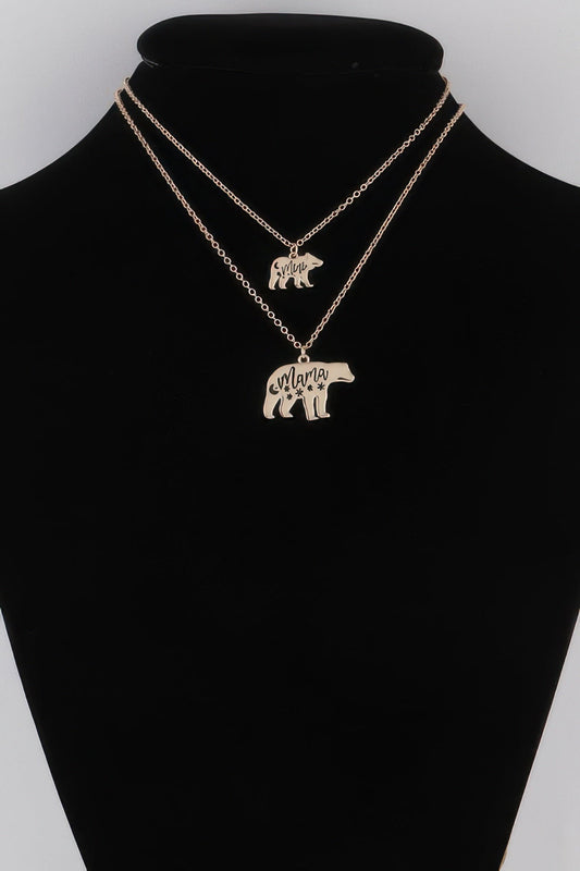 Mini N Mama Bear Necklace
