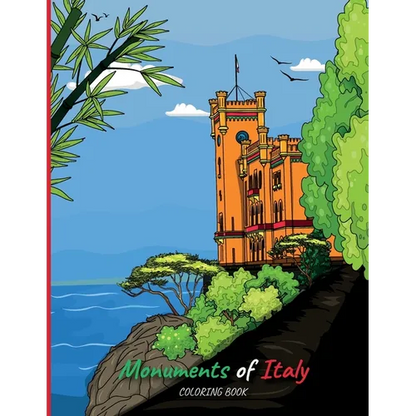 Monuments of Italy: Coloring Book - Paperback