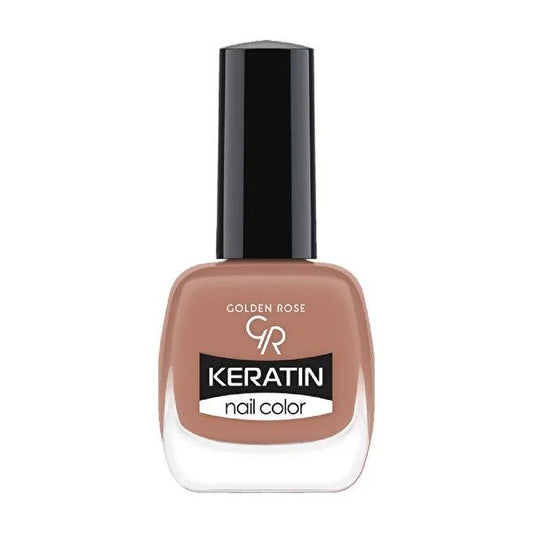 Golden Rose Keratin Nail Polish No : 21 - Vibrant, Long-Lasting Color for Salon-Quality Nails