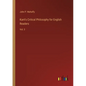 Kant's Critical Philosophy for English Readers: Vol. 3 - Paperback