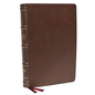 Nkjv, Large Print Verse-By-Verse Reference Bible, MacLaren Series, Genuine Leather, Brown, Comfort Print: Holy Bible, New King James Version - Leather