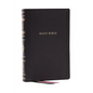 RSV Personal Size Bible with Cross References, Black Genuine Leather, (Sovereign Collection) - Leather