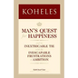Koheles: Man's Quest for Happiness - Paperback