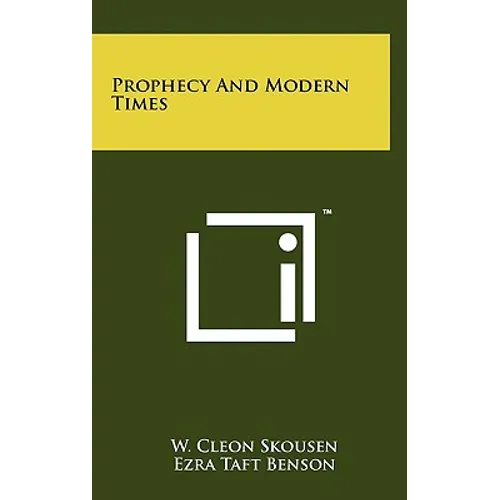 Prophecy And Modern Times - Hardcover