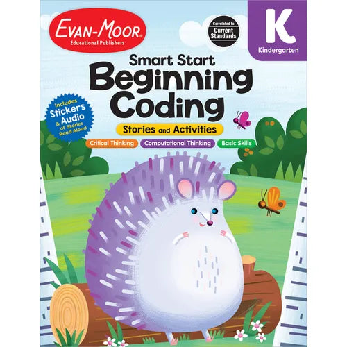 Smart Start: Beginning Coding Stories and Activities, Kindergarten Workbook - Paperback