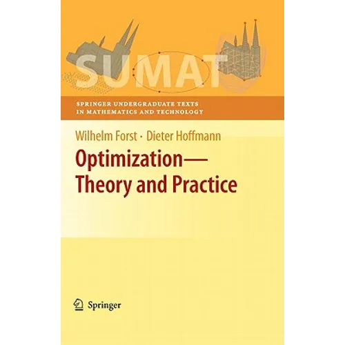 Optimization--Theory and Practice - Hardcover