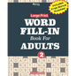 Large Print WORD FILL-IN Book For ADULTS; Vol.2 - Paperback
