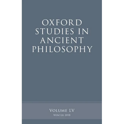 Oxford Studies in Ancient Philosophy, Volume 55 - Paperback