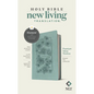 NLT Premium Value Thinline Bible, Filament Enabled (Leatherlike, Bouquet Teal) - Imitation Leather